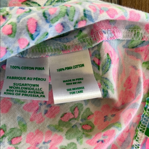 Lilly Pulitzer Floral Short Sleeve Dress - Picture 4 of 4